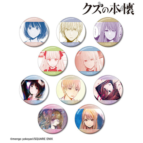 『クズの本懐』トレーディンググリッター缶バッジ(単位/BOX)